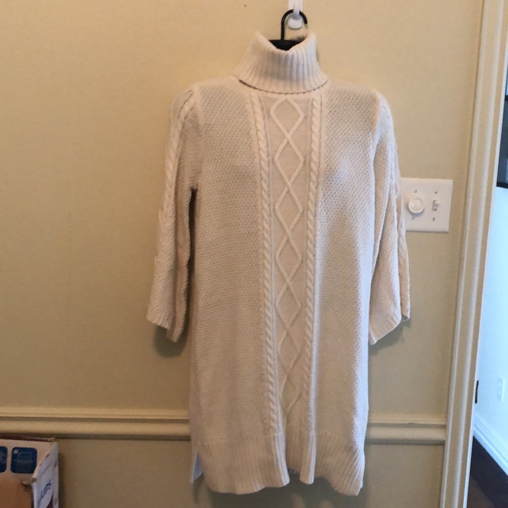 NWT Chaps cable knit sweater dress-